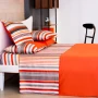 Completo Lenzuola - su Misura - Raso TC300 Extra Fine di Puro Cotone - Stripe